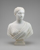 Alice Key Pendleton, Hiram Powers, model 1870, carved 1870