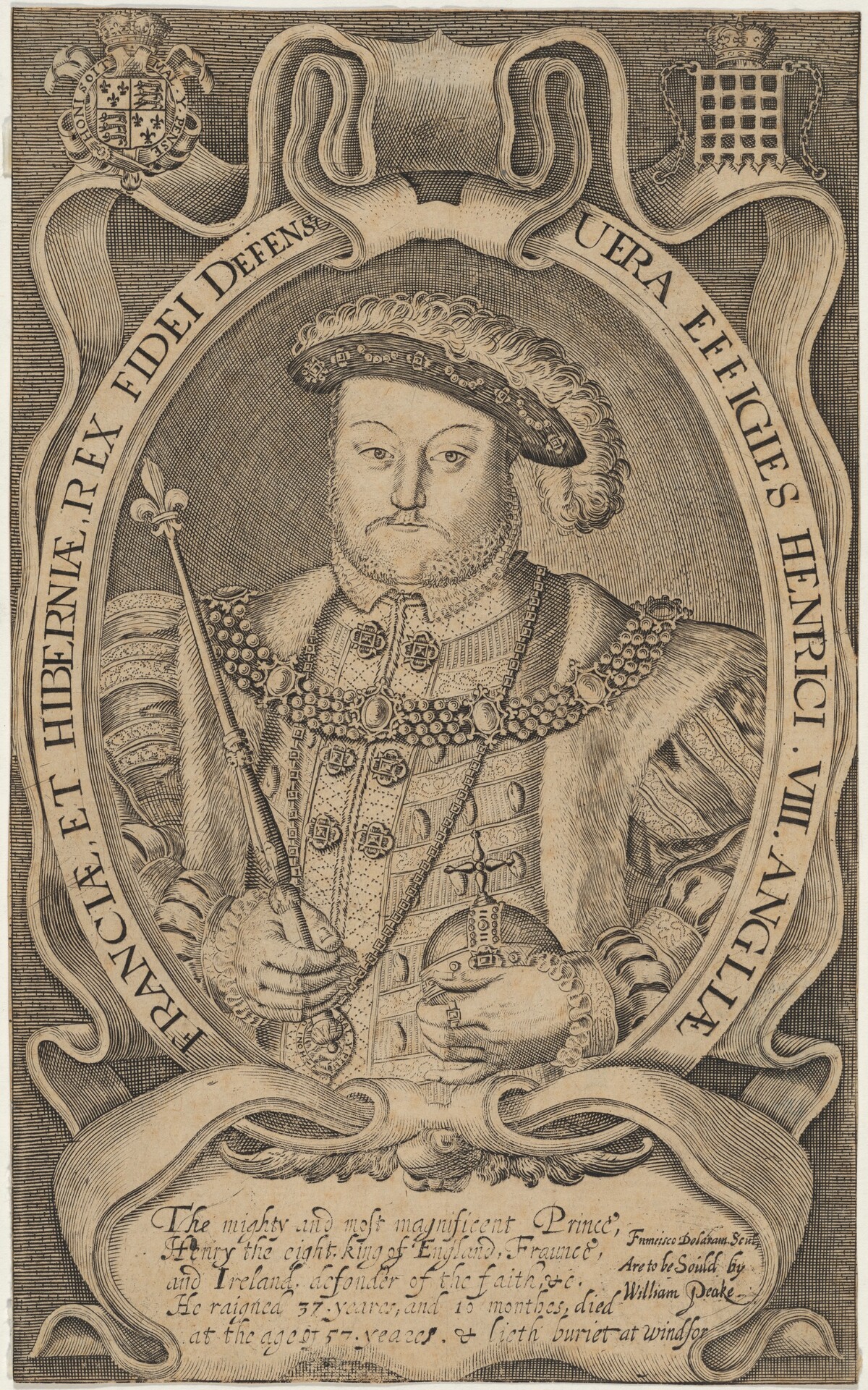 Henrici VIII Angliae, Franciae et Hiberniam Rex (King Henry VIII)