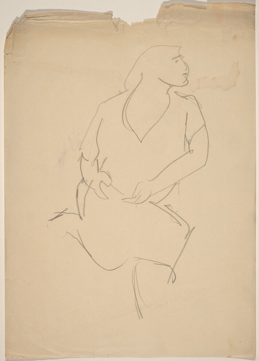 Seated Woman, Head Turned Right