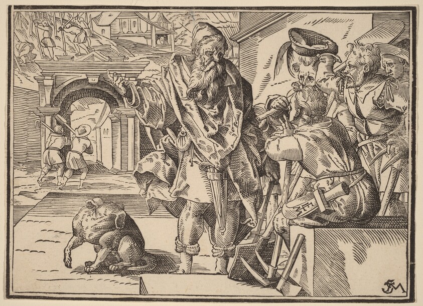 Christ Tells His Disciples of the Last Judgment