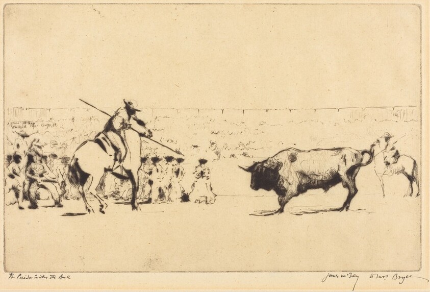 The Picador Incites the Bull