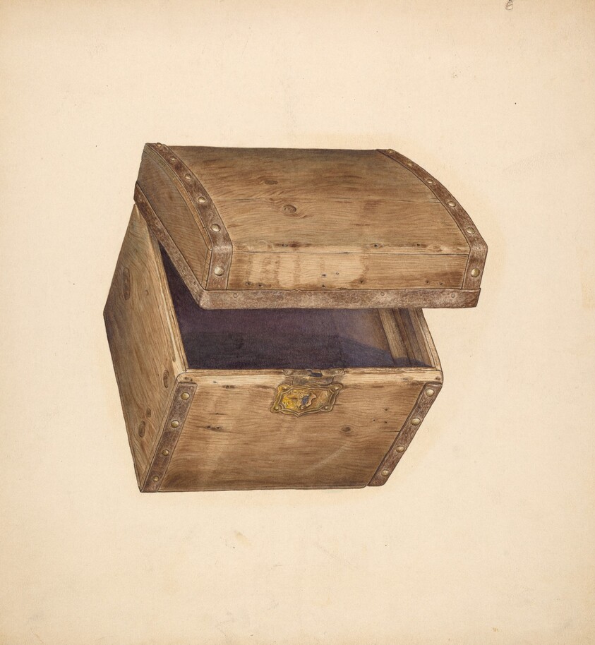 Hat Box - Wood