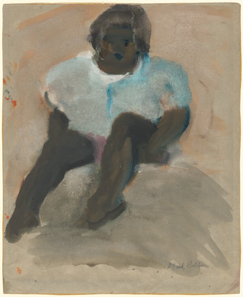 Seated Black Girl