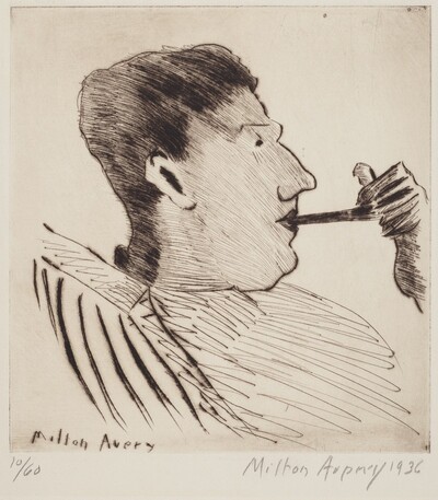 Rothko with Pipe