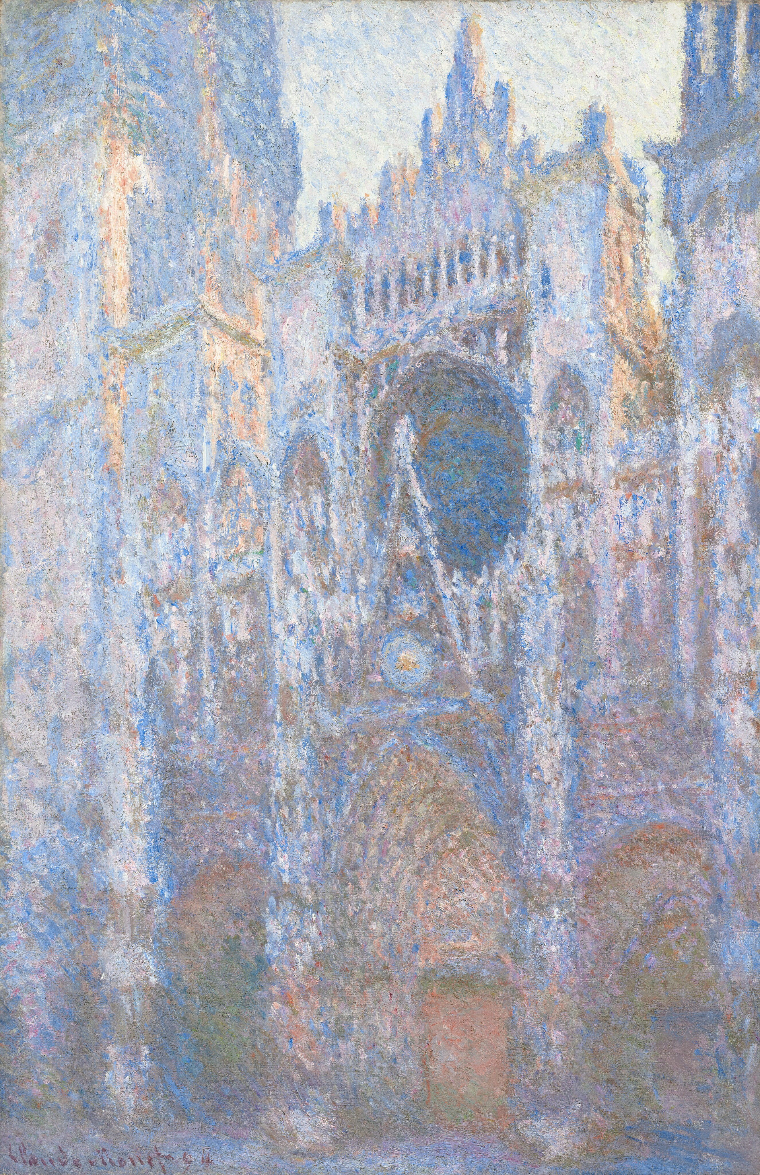 素晴らしい価格 Rouen Cathedral, West Façade by Claude Monet 絵画