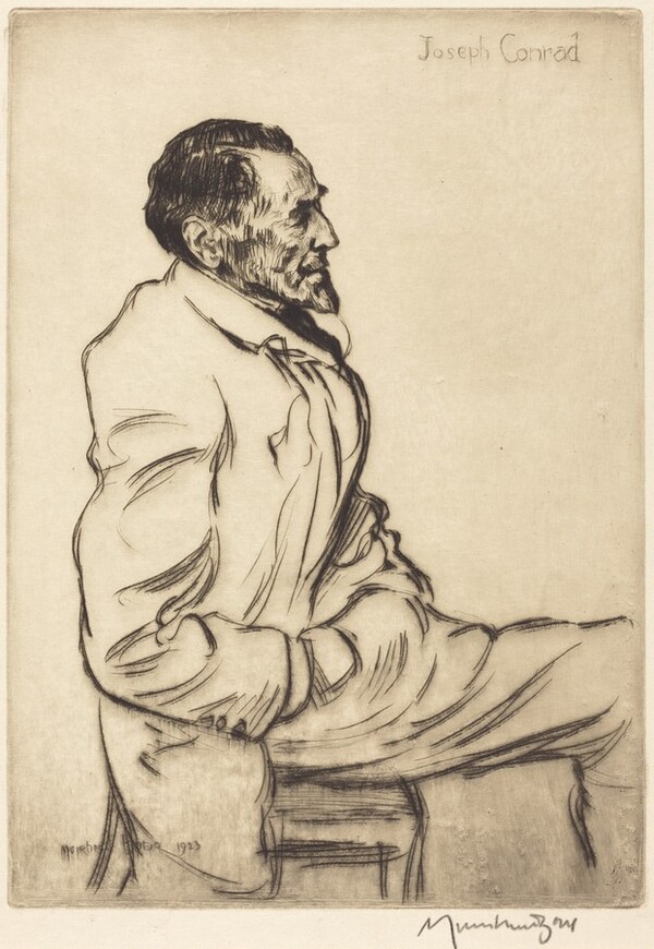 Joseph Conrad Listening to Music