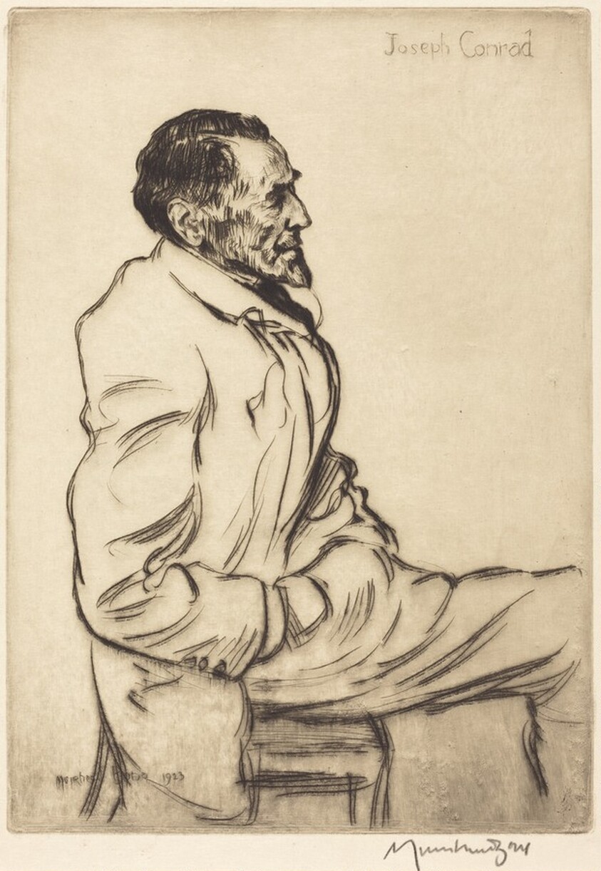 Joseph Conrad Listening to Music