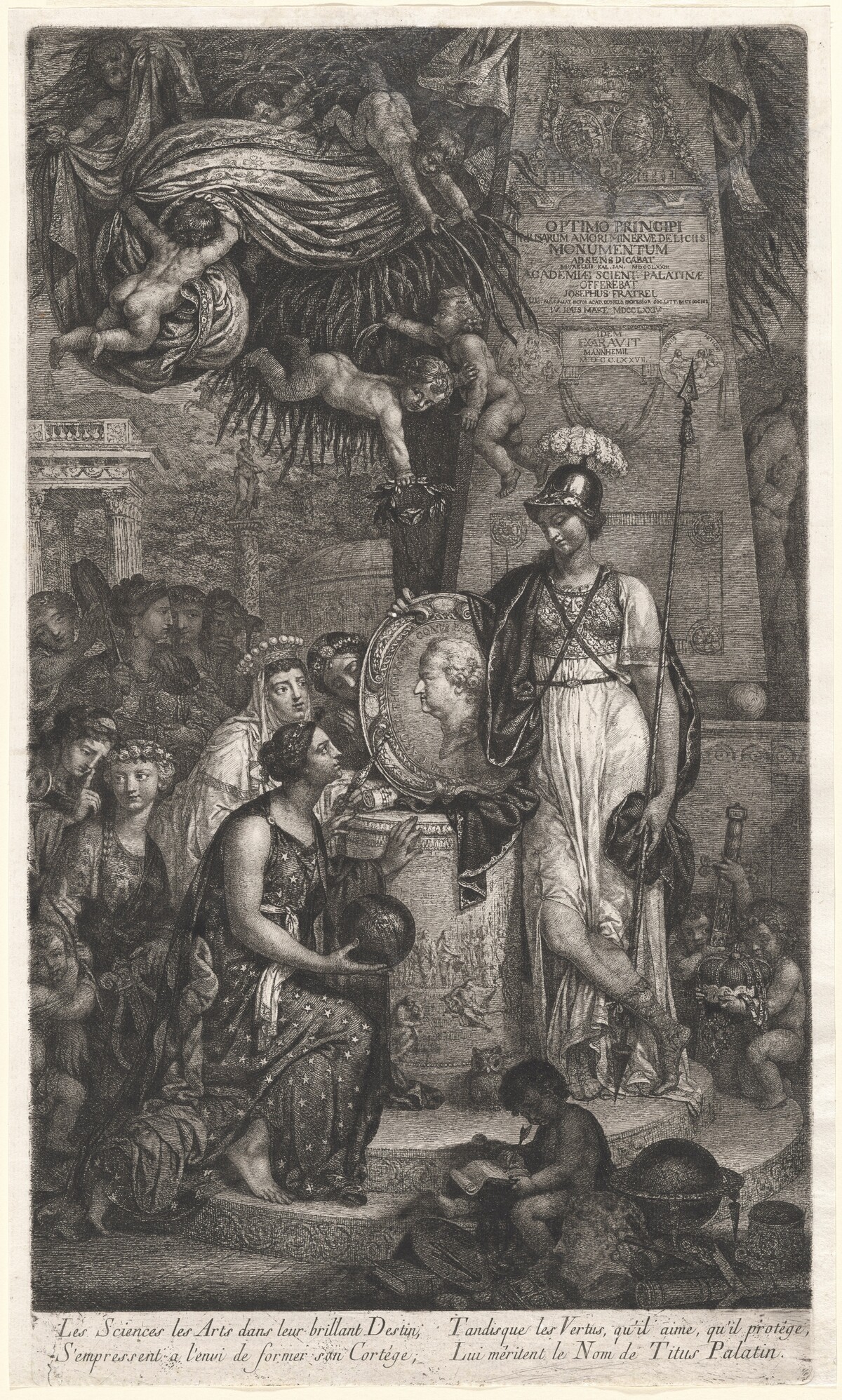 The Personifications of the Arts and Sciences Pay Tribute to Carl Theodor von der Pfalz