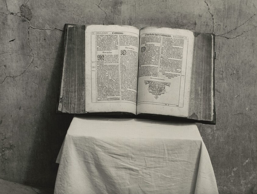 Hutterite Bible, west of Vermillion, South Dakota

