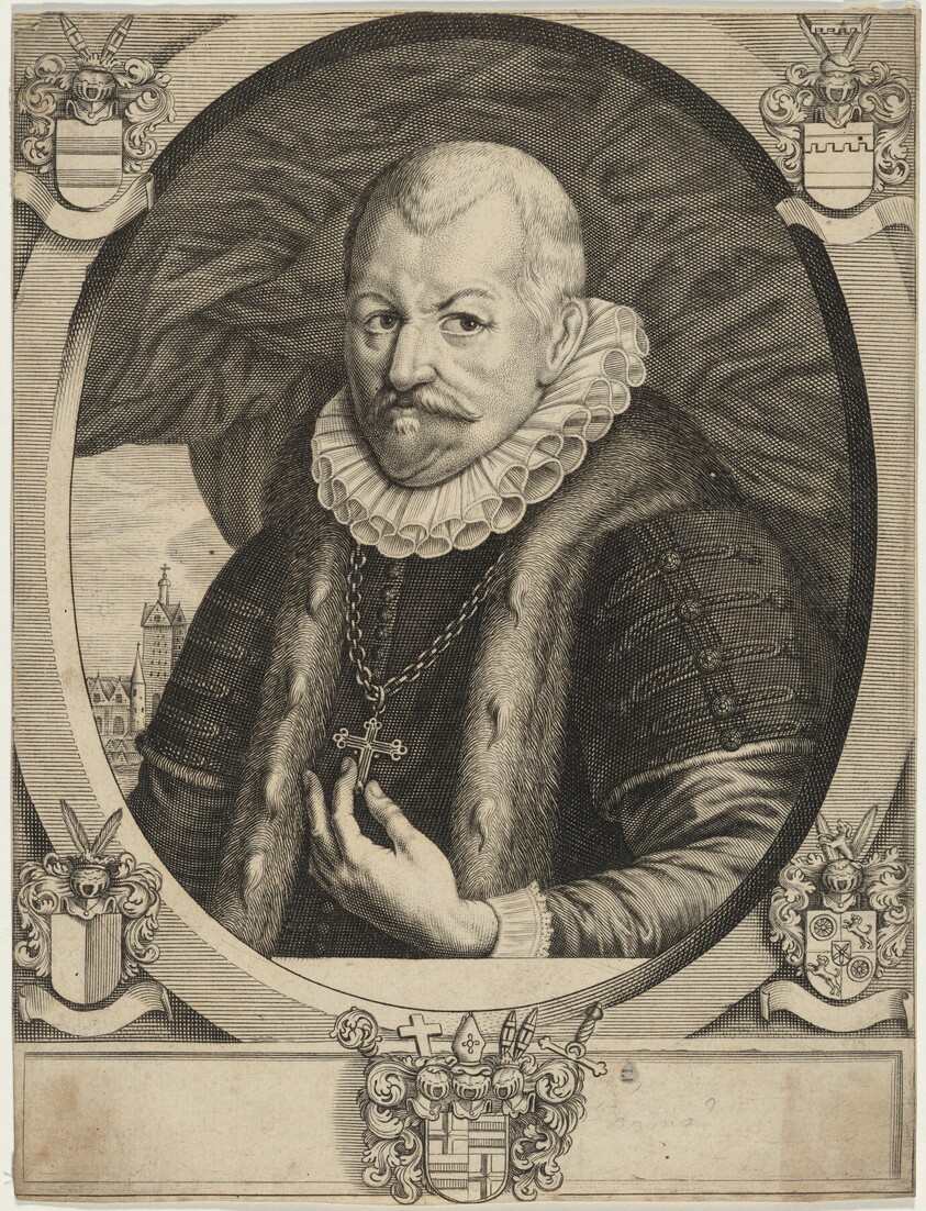 Portrait of a Man With Cross Around Neck