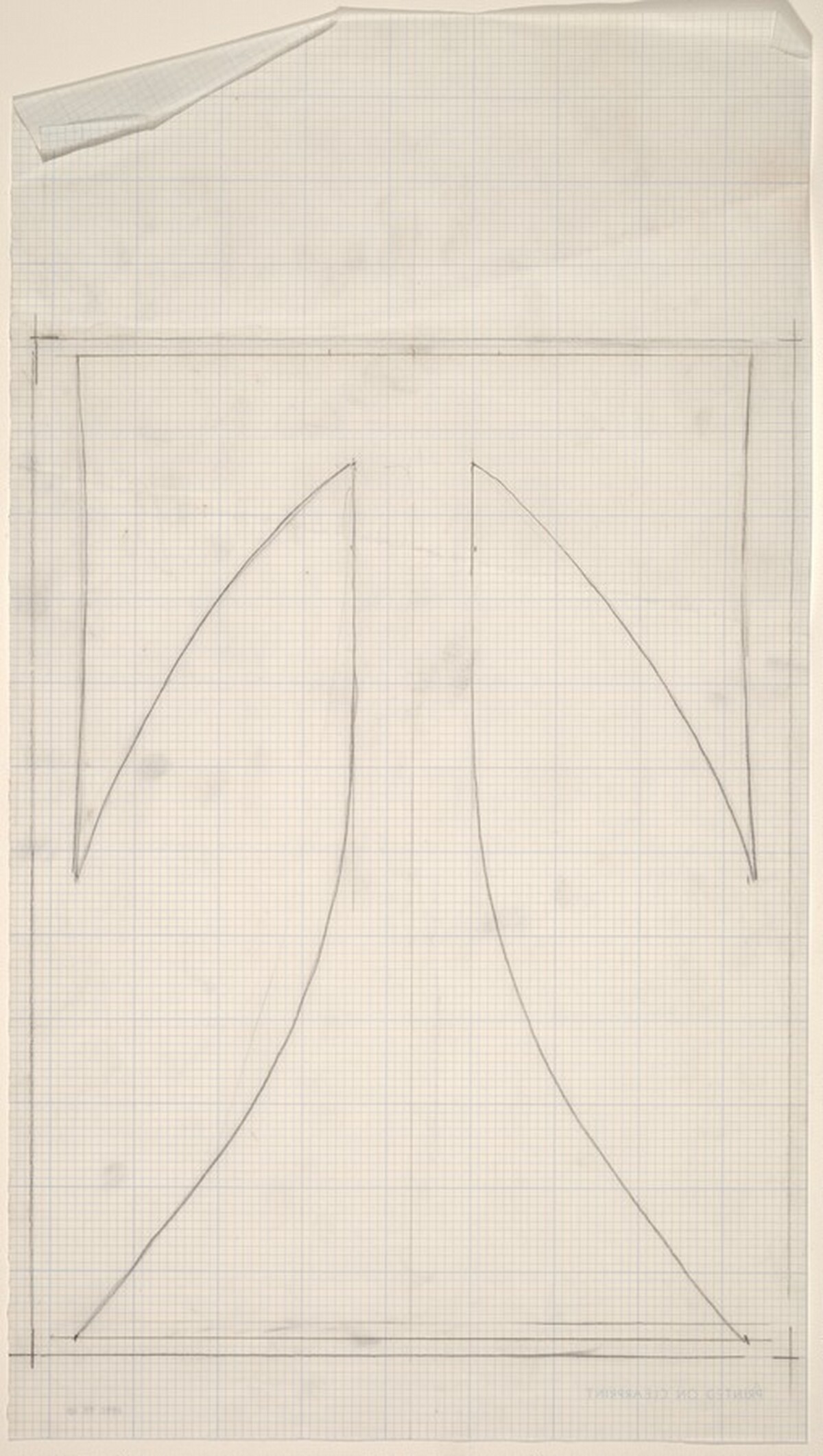 Sketch for "Building - Blocks for a Doorway" (T)