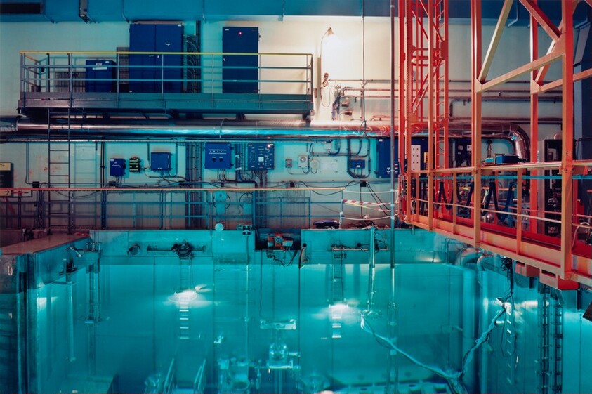Cooling tank, nuclear power plant, Gravelines, France