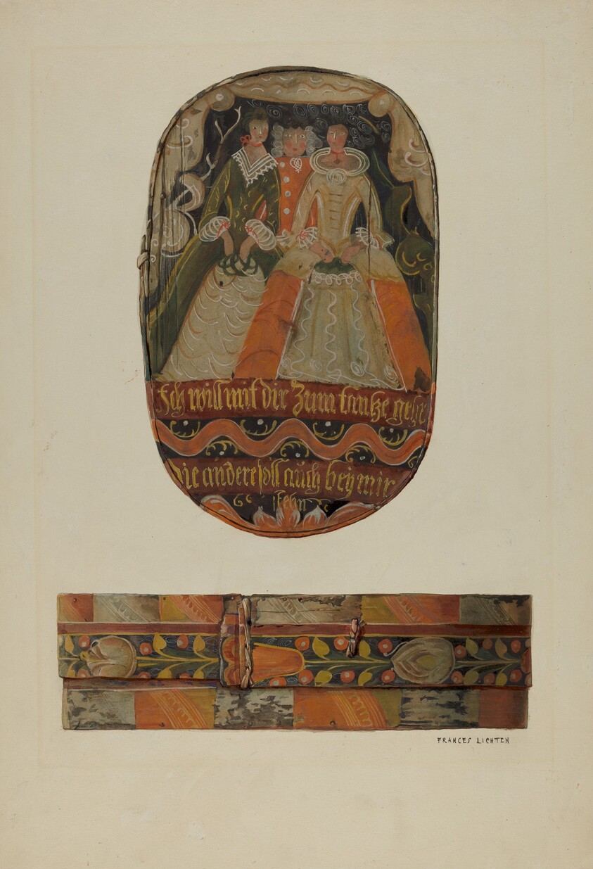 Pa. German Bride's Box