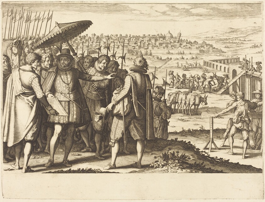 Restoration of the Aqueduct at Pisa