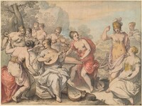 Minerva and the Muses, Hans Rottenhammer, c. 1610