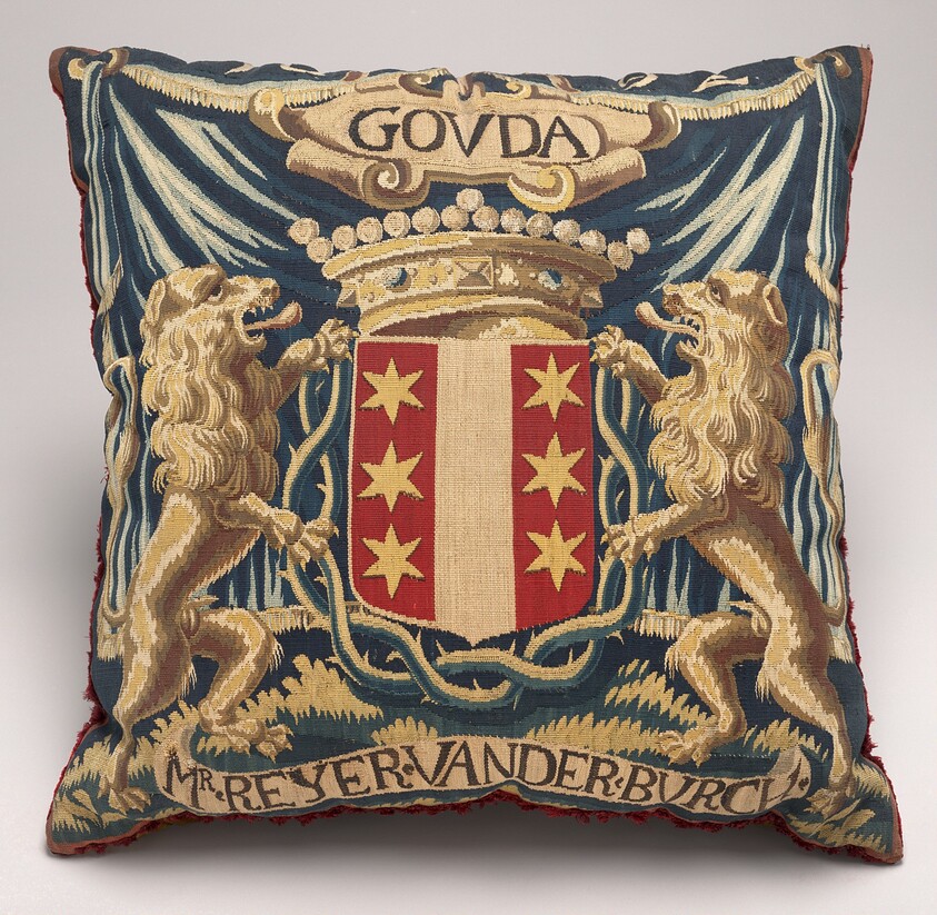 Tapestry-covered Cushion