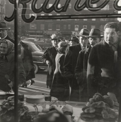 Times Square Restaurant, Looking Out on Street