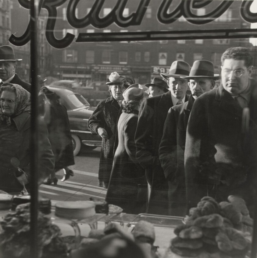 Times Square Restaurant, Looking Out on Street