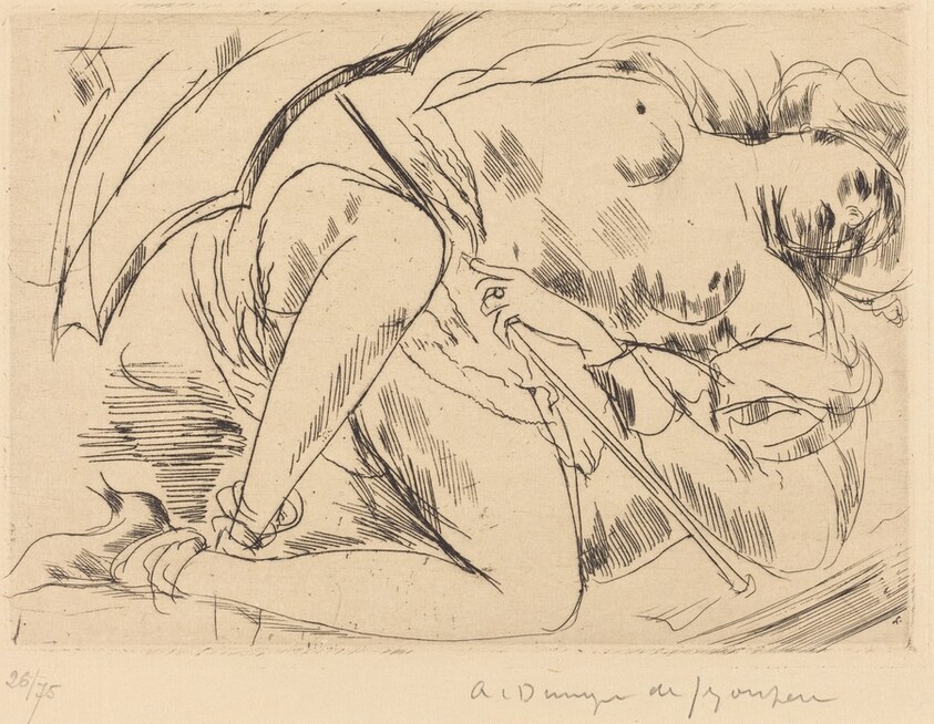 Nude with Umbrella (Nu a l'ombrelle)