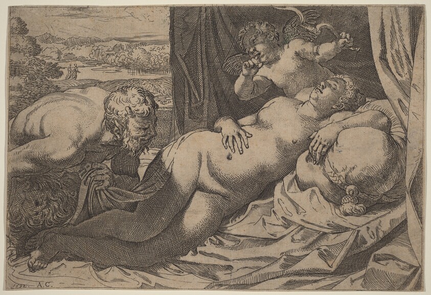 Venus and a Satyr
