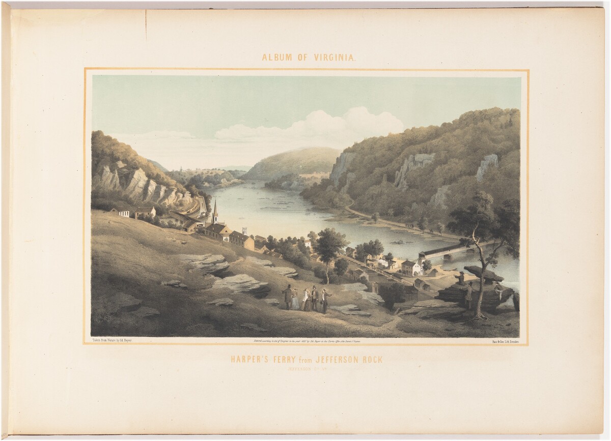 Harpers Ferry from Jefferson Rock