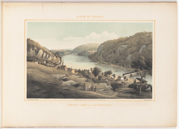 Harpers Ferry from Jefferson Rock