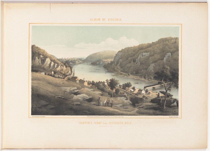 Harpers Ferry from Jefferson Rock