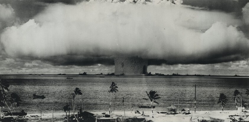 Title from caption on object: “Atomic Blast”