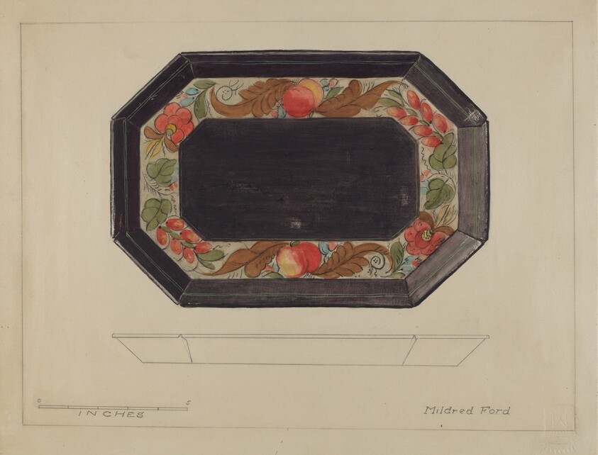 Toleware Tray