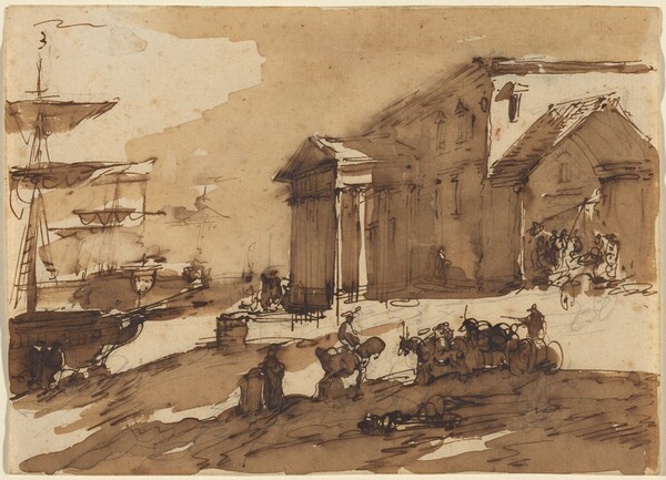 Capriccio of a Port Scene