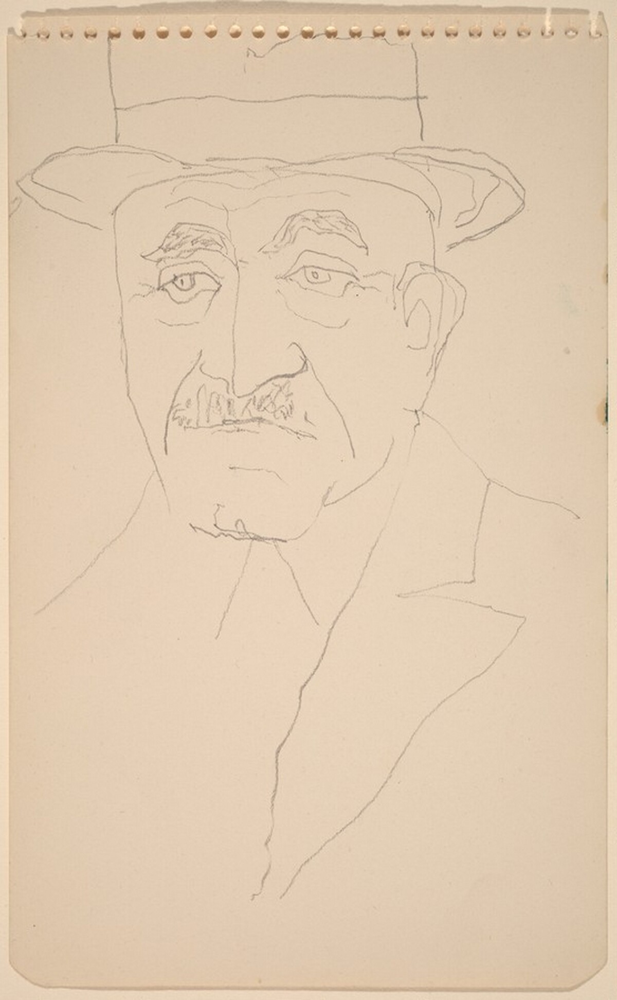 Portrait of a Man Wearing a Hat
