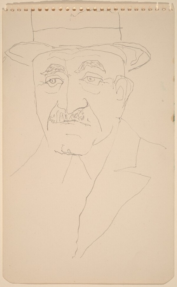 Portrait of a Man Wearing a Hat