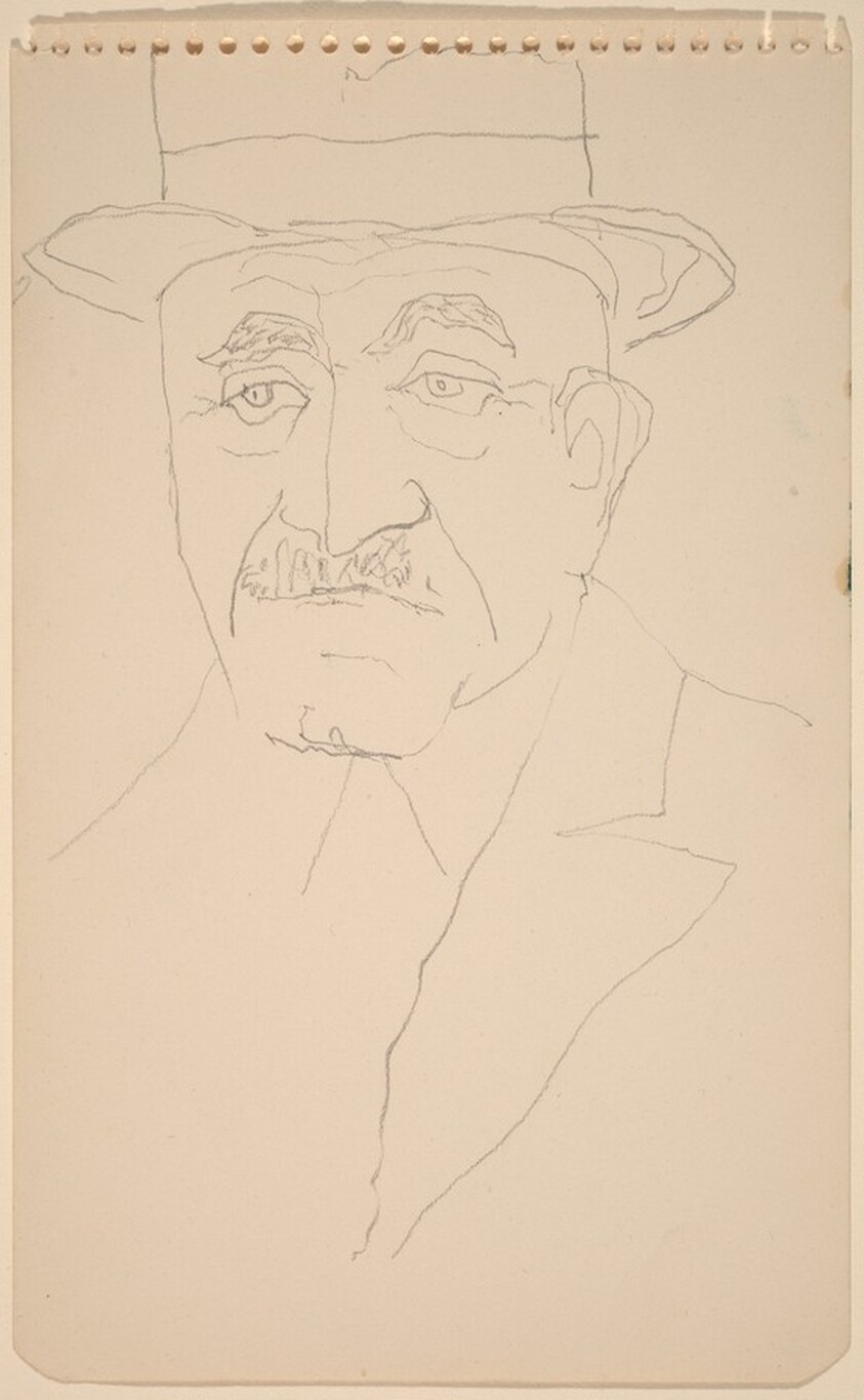 Portrait of a Man Wearing a Hat