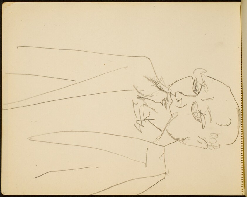 Männliche Bildnisstudie  (Male Portrait Study) [p. 60]