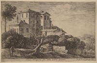 View of the Vineyard of the Villa Mamsrona, Herman van Swanevelt