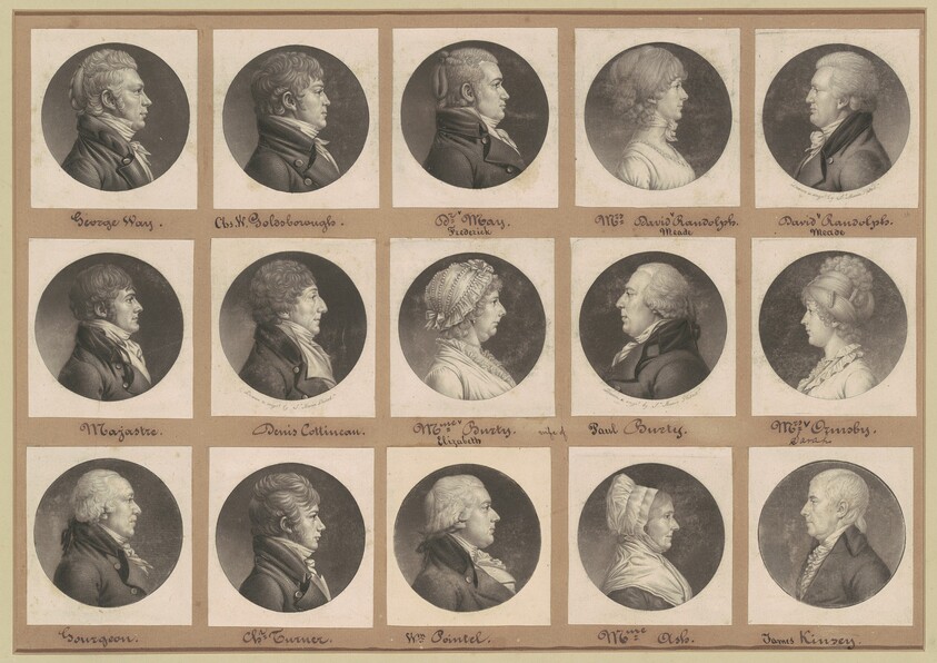 Saint-Mémin Collection of Portraits, Group 36