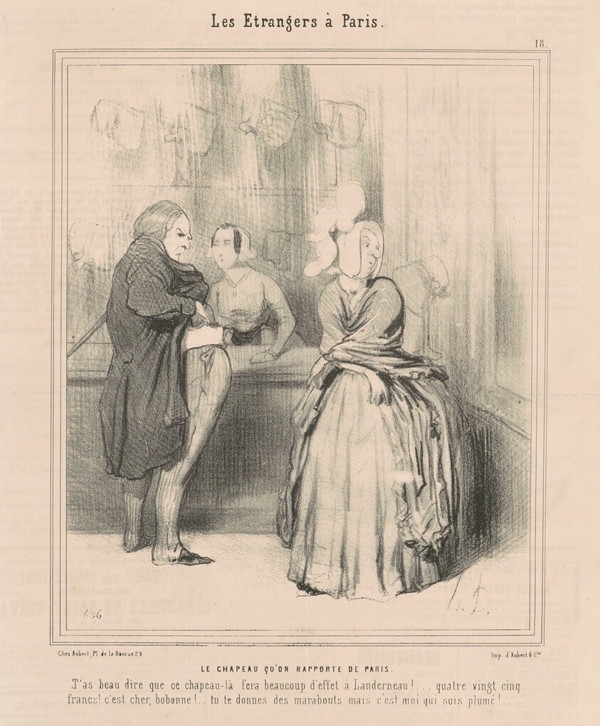 Le chapeau qu'on rapporte de Paris