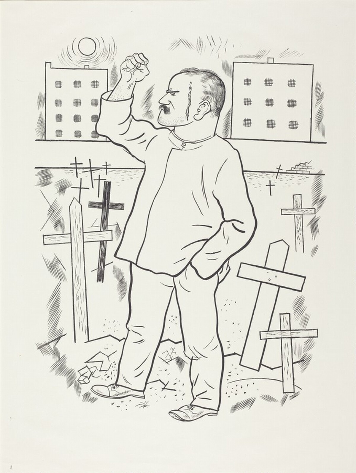 "Right is with the strongest." ("Das Recht wohnet beim Überwältiger.")