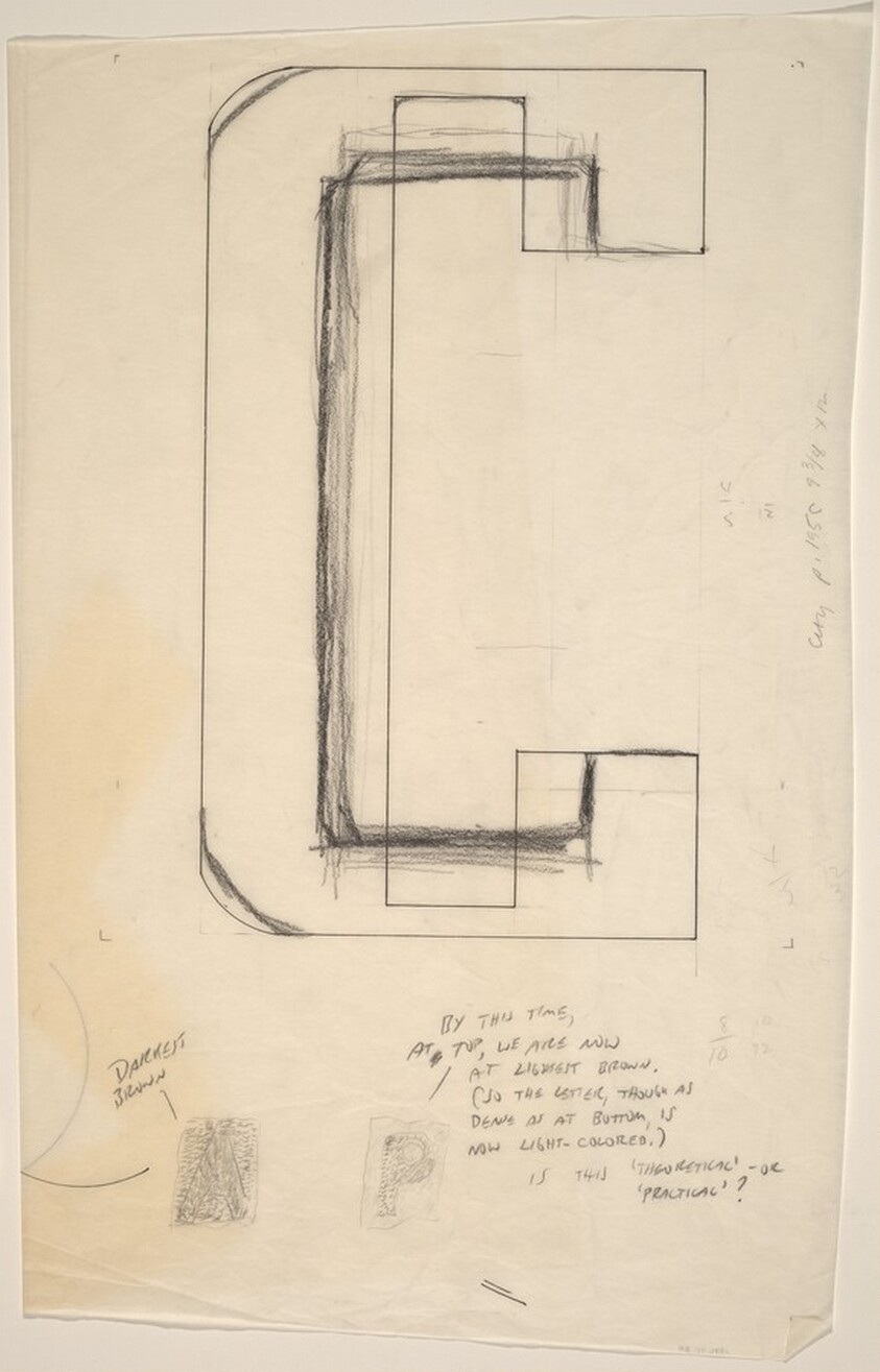 Sketch for "Building - Blocks for a Doorway" (C)