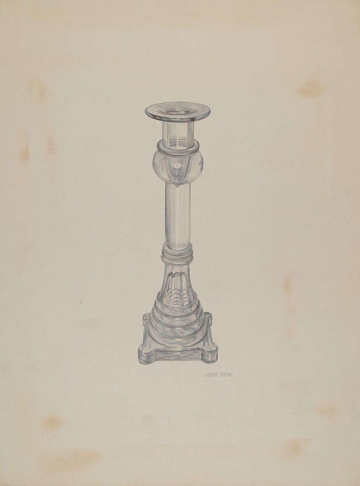 Candlestick, Joseph Mitry, c. 1940