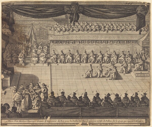 Meeting in the Chapel at Fontainebleau