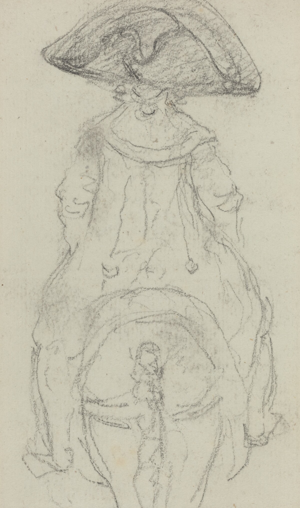 A Horseman Wearing a Grande Cockade [verso]