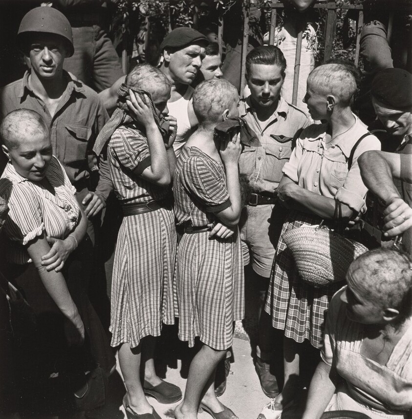 Untitled (women accused of collaboration, St. Tropez, France)
