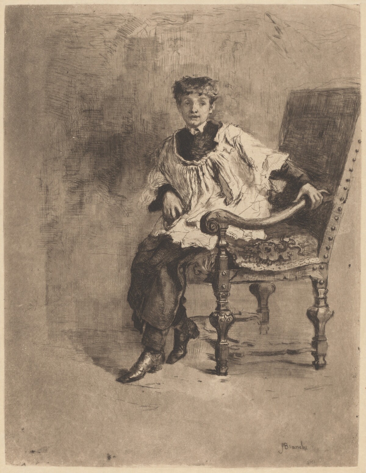 Seated Acolyte