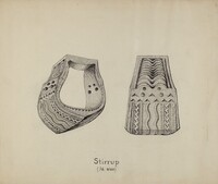 Wooden Stirrup, Gerald Transpota, c. 1936