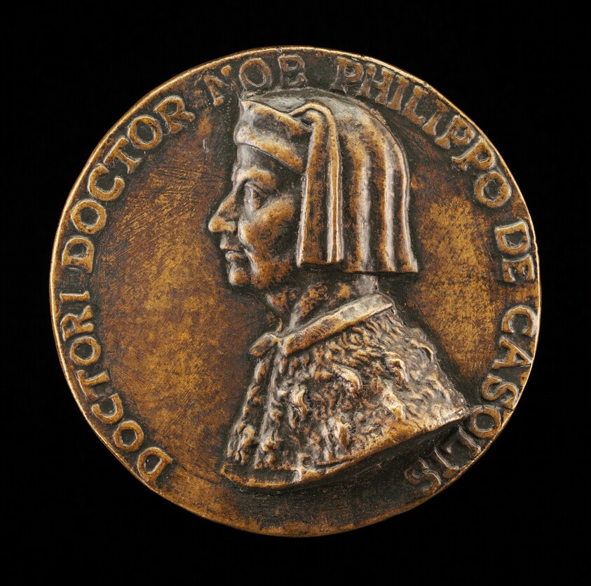 Filippo Cassoli, died 1391, Jurist, Diplomat, and Teacher [obverse]