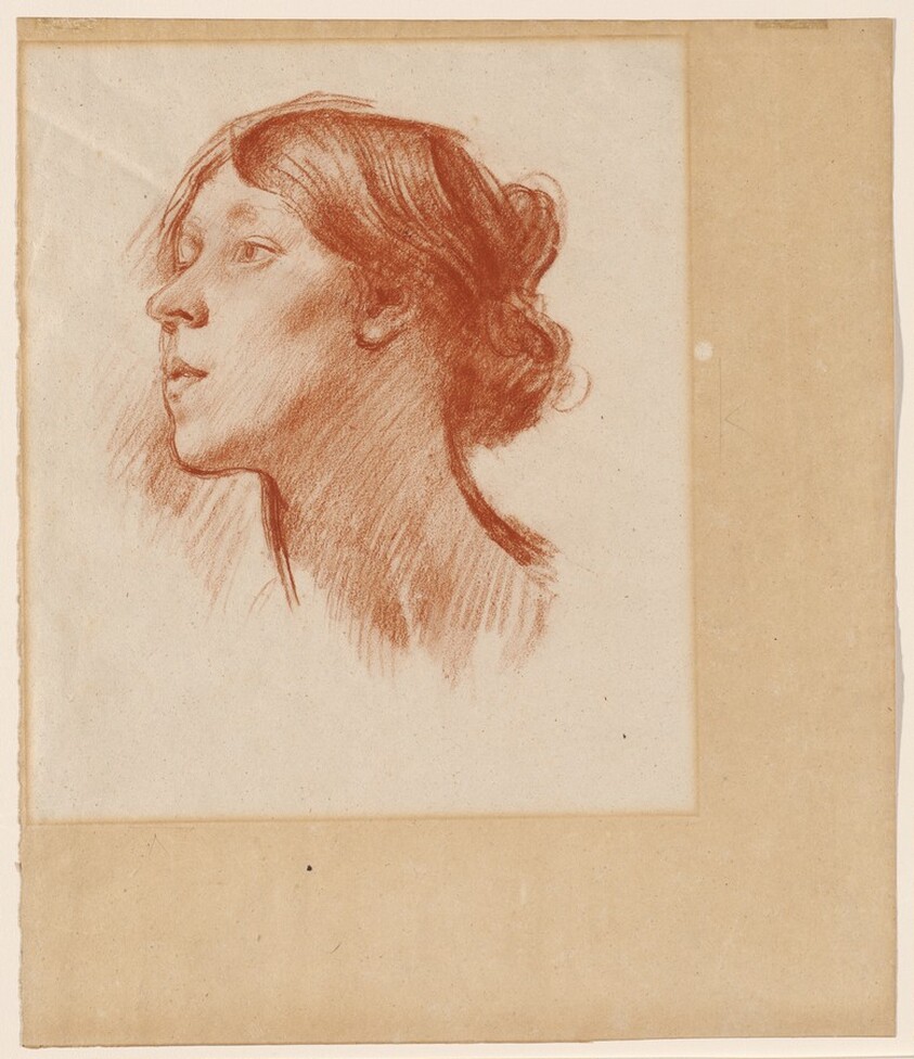 Head of a Young Woman (Virginia Woolf?)