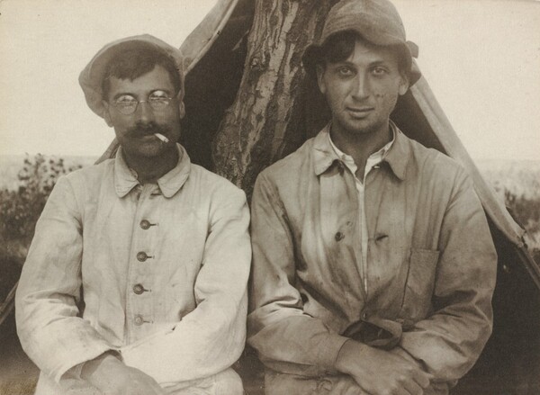 Self-Portrait with Ede Papszt