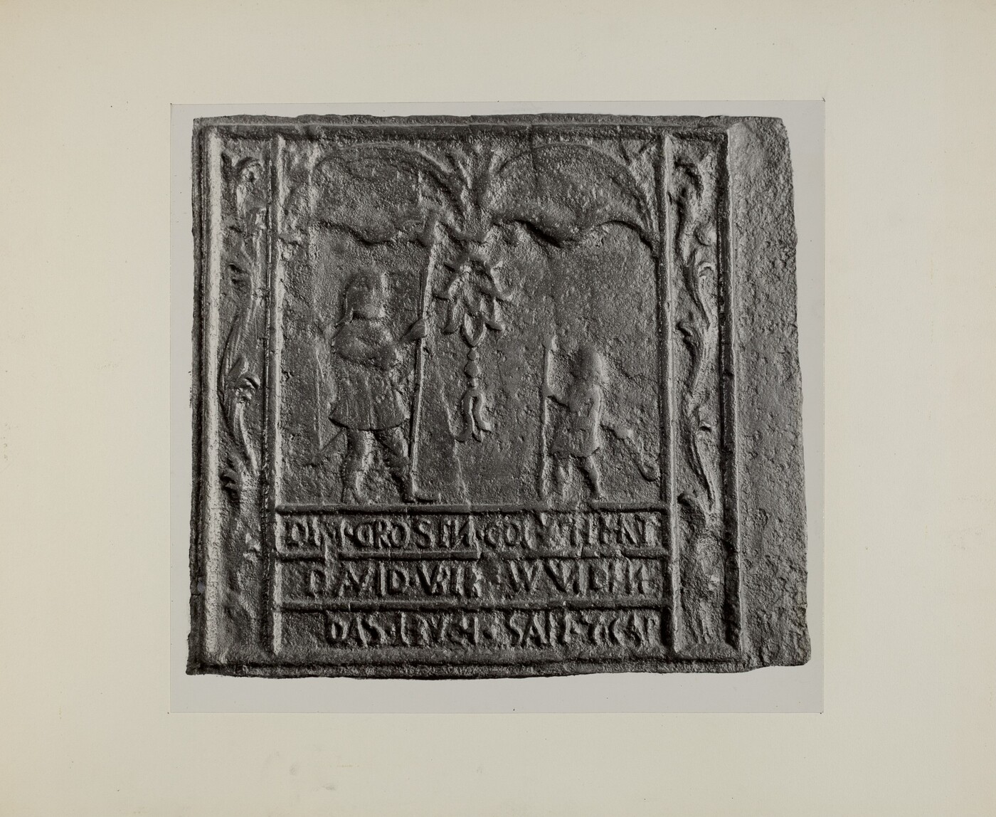 Pa. German Stove Plate by Charles Von Urban