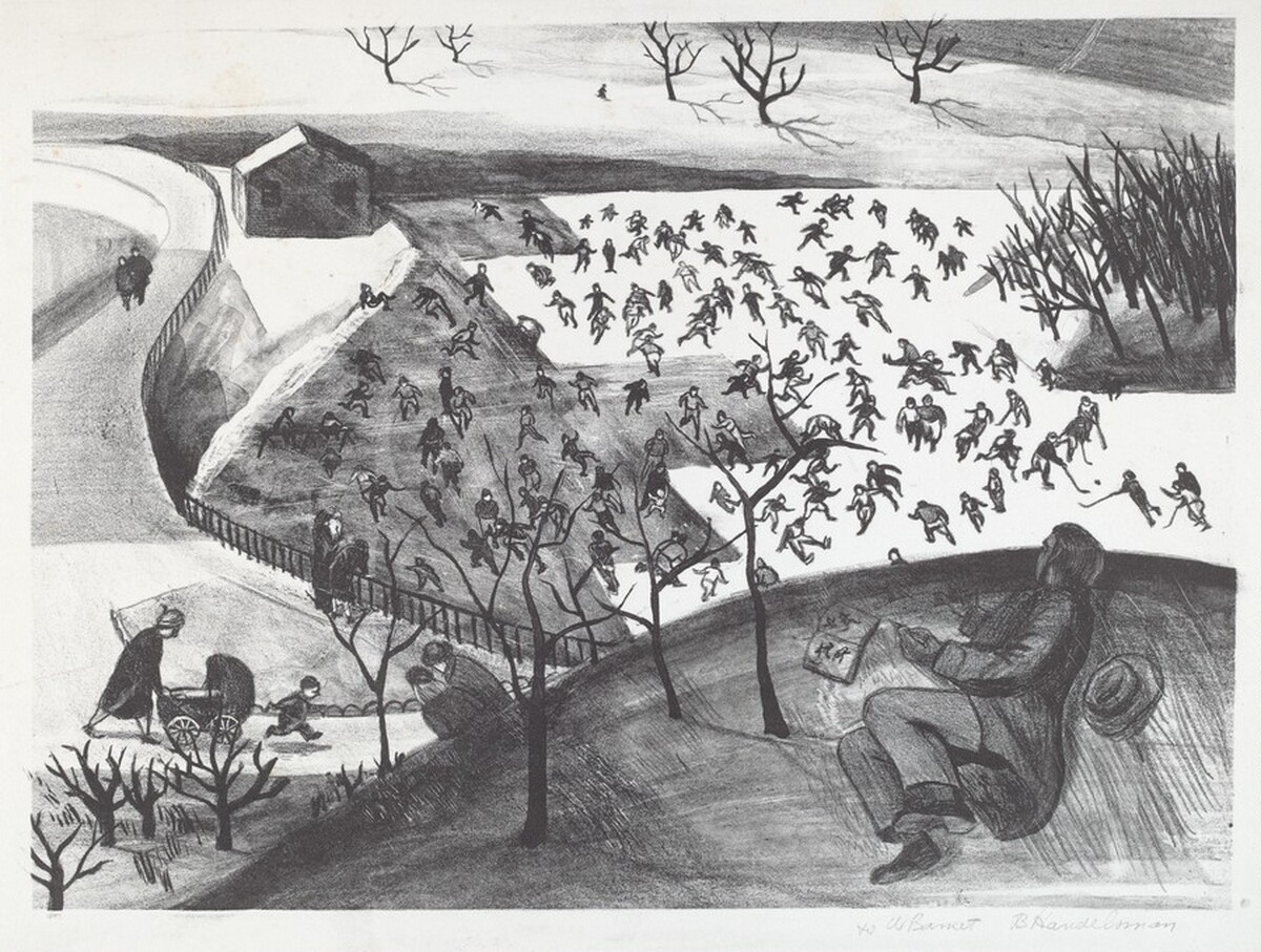 Untitled (Skating Scene)